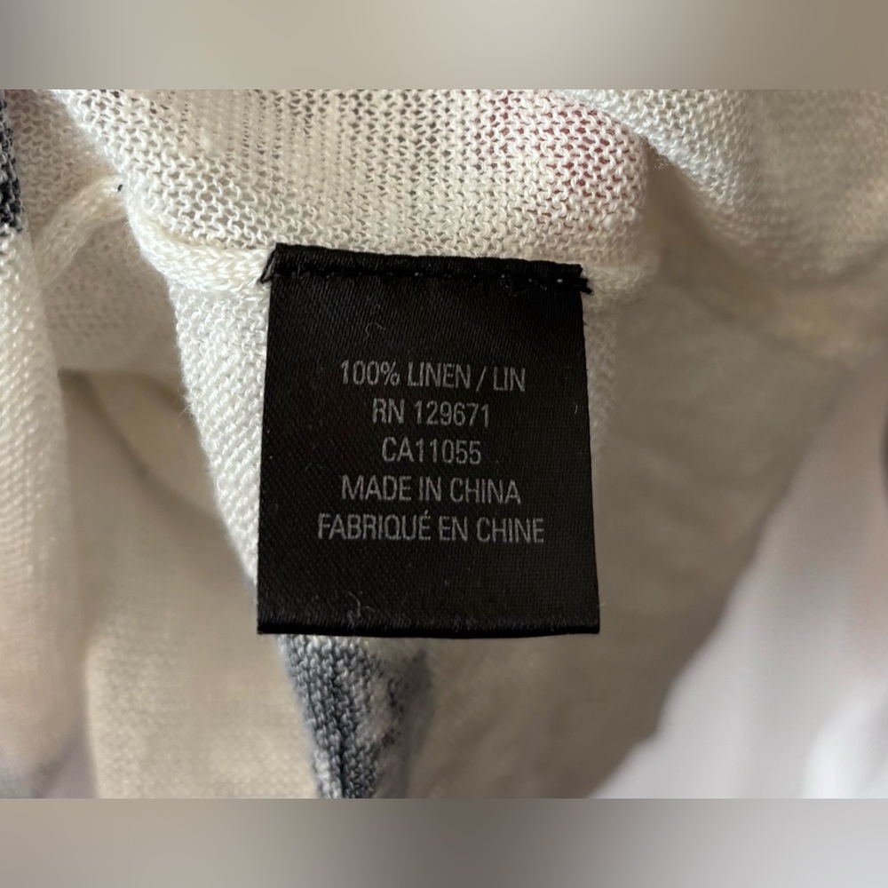 Skull Cashmere — Sweater Women's White Linen Sweater Sz M - Picture 4 of 5